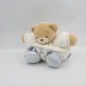 Doudou patapouf ours blanc bleu enfants KALOO