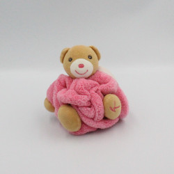 Doudou petit ours Plume beige rose KALOO
