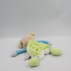 Doudou et compagnie plat chien blanc bleu vert orange Choupi