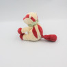 Doudou blaireau rouge écru Noukie's 12 cm