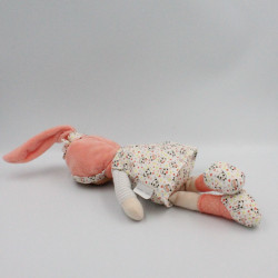 Doudou poupée bébé rose blanc panda Miss COROLLE