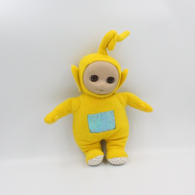 Doudou peluche TELETUBBIES jaune Lala Laa-laa TOMY