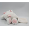 Doudou et compagnie souris blanche rose mouchoir Mon tout petit