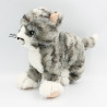 Doudou chat tigré gris IKEA 