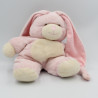 Doudou lapin rose blanc GIPSY