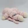 Doudou lapin rose blanc GIPSY