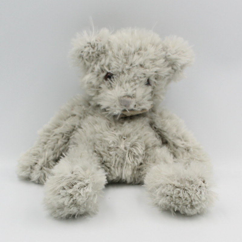 Doudou peluche ours gris HISTOIRE D'OURS