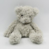 Doudou peluche ours gris HISTOIRE D'OURS