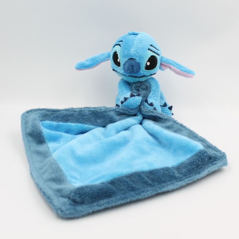 Stitch Doudou Mouchoir Bleu 40 cm : : Jeux et Jouets