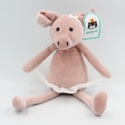 Doudou peluche cochon rose tutu JELLYCAT