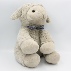 Doudou peluche mouton gris...