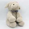 Doudou peluche mouton gris tout doux ATMOSPHERA