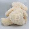 Grand doudou peluche ours écru beige HISTOIRE D'OURS