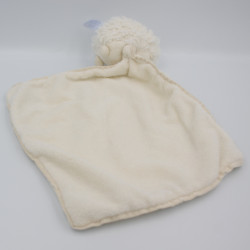 Doudou hérisson blanc mouchoir TARTINE ET CHOCOLAT