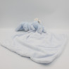 Doudou lapin bleu mouchoir couverture JELLYCAT