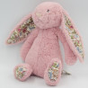 Doudou lapin rose fleurs Liberty JELLYCAT 20 cm