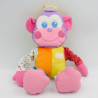 Doudou peluche singe multicolore PLAYSKOOL