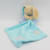 Doudou luminescent lapin beige bleu mouchoir BABY NAT