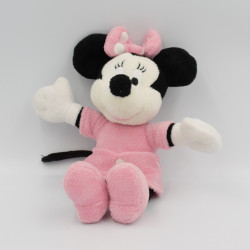Doudou peluche minnie robe rose DISNEY NICOTOY 18 cm 