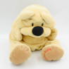 Ancienne peluche doudou chien ours vanille jaune Rumple FISHER PRICE Vintage