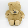 Ancienne peluche ours beige marron AJENA Vintage