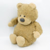Ancienne peluche ours beige marron AJENA Vintage