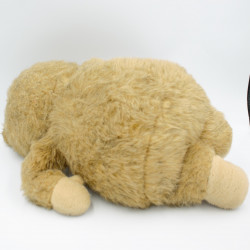 Ancienne peluche ours beige marron AJENA Vintage