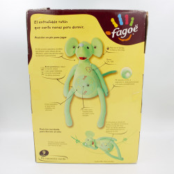 Peluche interactive une souris verte FAGOE (parle Espagnol) 