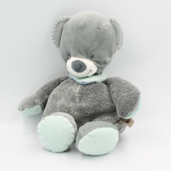 Doudou ours gris bleu Jules NATTOU