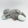 Doudou ours gris bleu Jules NATTOU