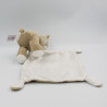 Doudou ours beige blanc étoiles mouchoir Ma petite étoile POMMETTE