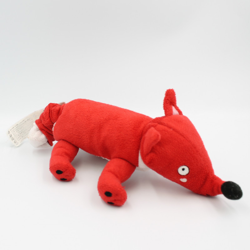 Doudou musical chien renard rouge IKEA