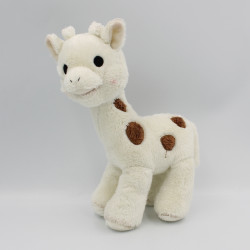 Doudou sophie la girafe blanche marron VULLI