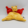 Doudou semi plat Winnie l'ourson  rouge jaune DISNEY BABY