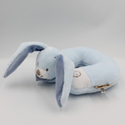 Tour de cou Doudou lapin bleu Bibou NATTOU
