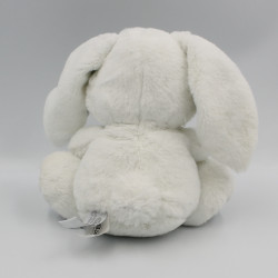 Doudou lapin blanc gris GIPSY