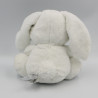 Doudou lapin blanc gris GIPSY