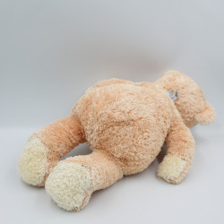 Doudou peluche ours rose orange AJENA