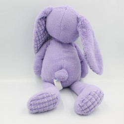 Grand Doudou lapin mauve violet TEX