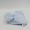 Doudou plat ours blanc bleu SUCRE D'ORGE