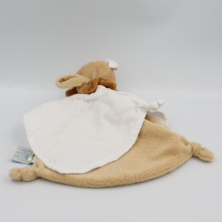 Doudou et compagnie plat ours beige marron blanc Mon premier doudou