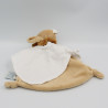 Doudou et compagnie plat ours beige marron blanc Mon premier doudou