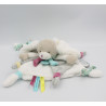 Doudou et compagnie plat chien blanc beige gris bleu rose Toopi