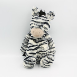 Doudou zèbre blanc noir JELLYCAT 30 cm