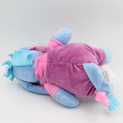 Doudou bourriquet violet bleu blanc étoiles cubes DISNEY NICOTOY