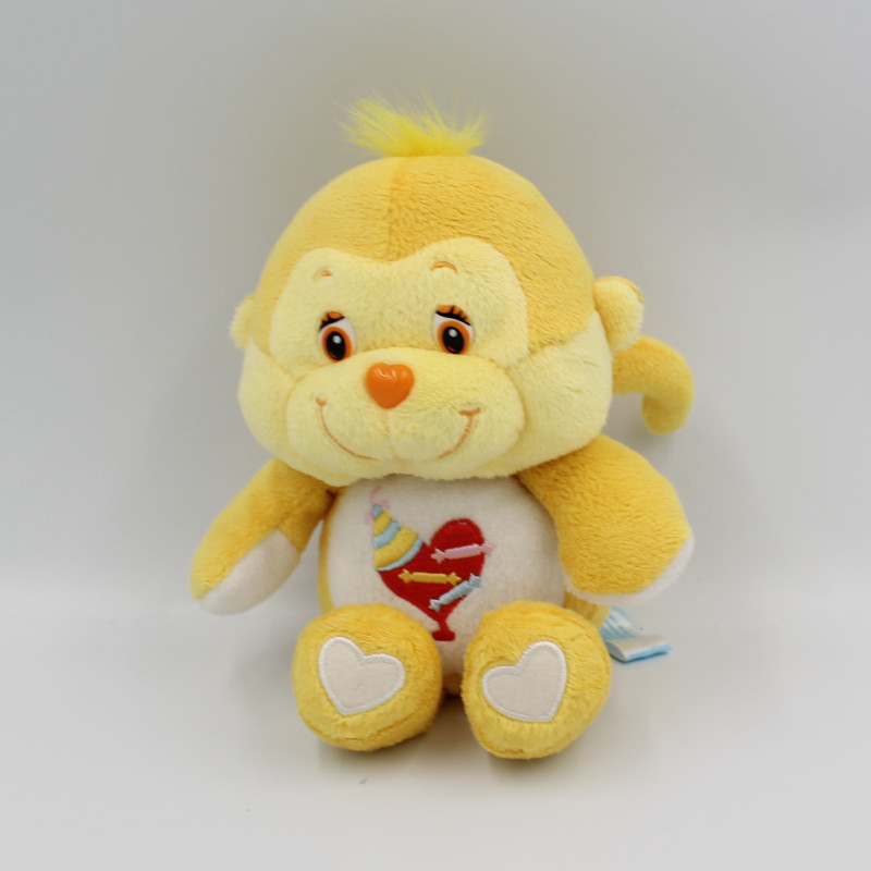 Peluche singe jaune Cousin Touloustique Bisounours CARE BEARS