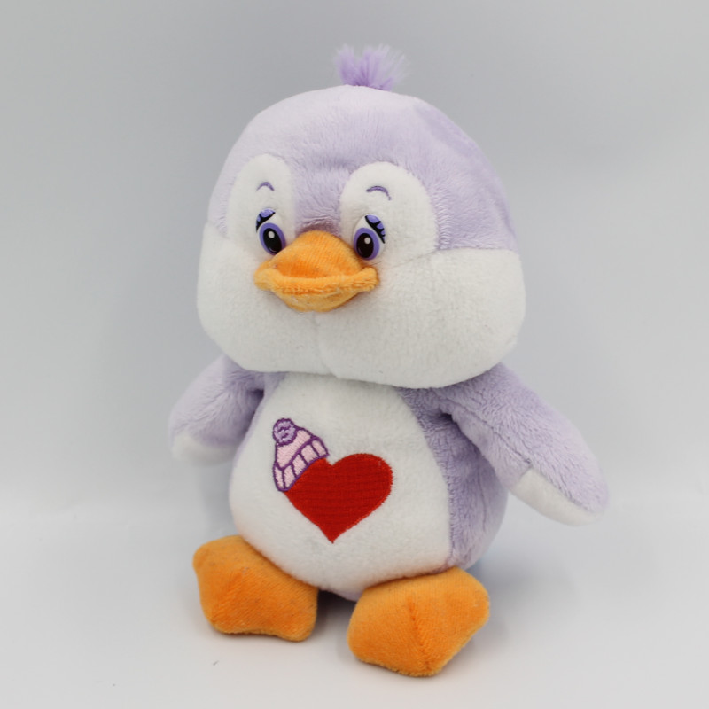 Peluche pingouin mauve Cousin Toucalin Bisounours CARE BEARS