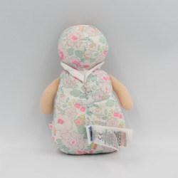 Doudou lutin poupée fleurs Joséphine JACADI 15 cm