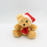Doudou ours beige Noël RICQLES
