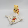 Doudou Winnie l'ourson mouchoir blanc gris étoiles DISNEY BABY